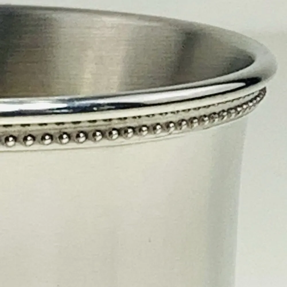 Salisbury Images of America Jefferson Memorial 8 oz Pewter Cup Set of 2 Bead GUC